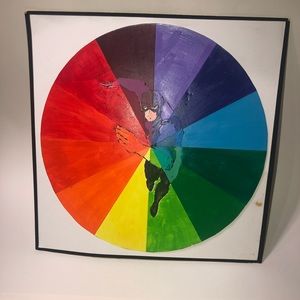 DC comics flash/ Color wheel ‏Painting